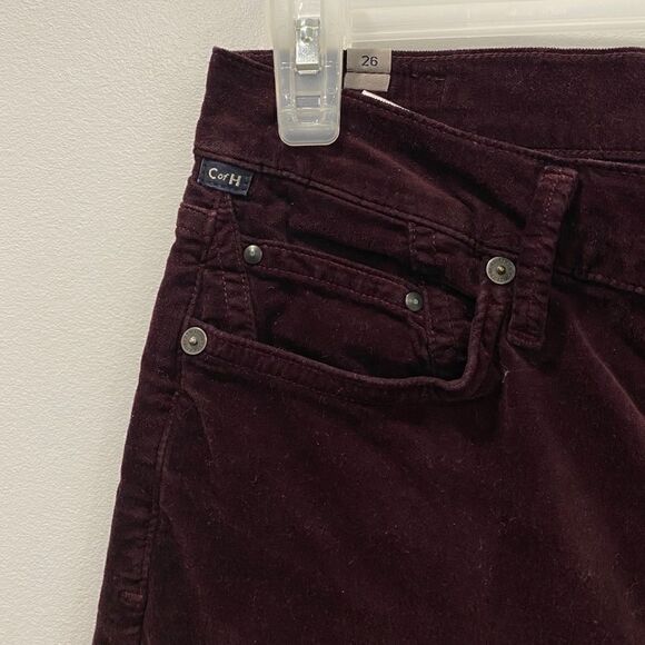 Citizens Of Humanity Burgundy Rocket High Rise Skinny Jeans - Picture 8 of 13